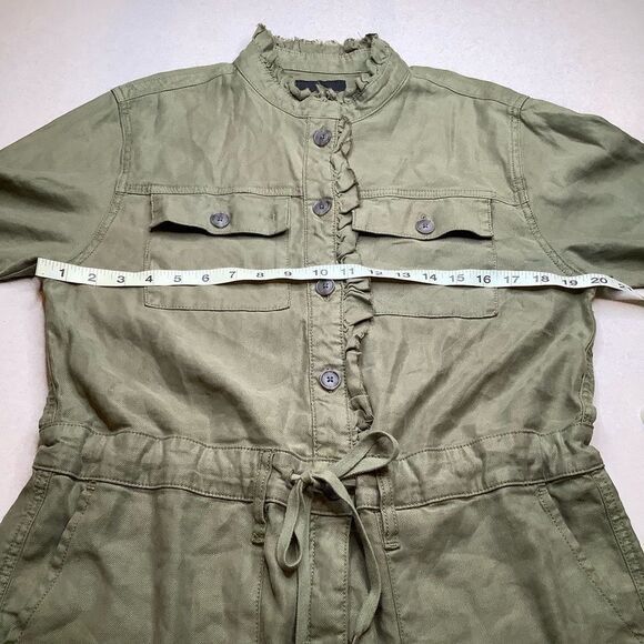 Hudson Jeans Utility Jumpsuit Olive Green Large - Picture 10 of 11